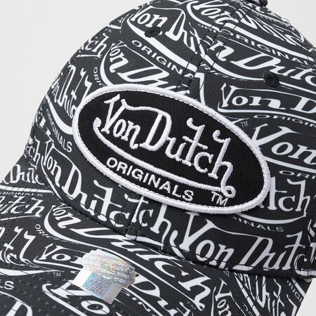 Dad Baseball Cap, AOP black Dad Baseball Cap, AOP black