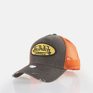 Trucker Boston Cap, denim/orange
