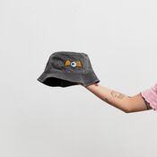 Fishing Hat, black acid wash Fishing Hat, black acid wash