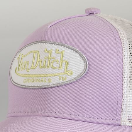 Trucker Boston Cap, lilac/white