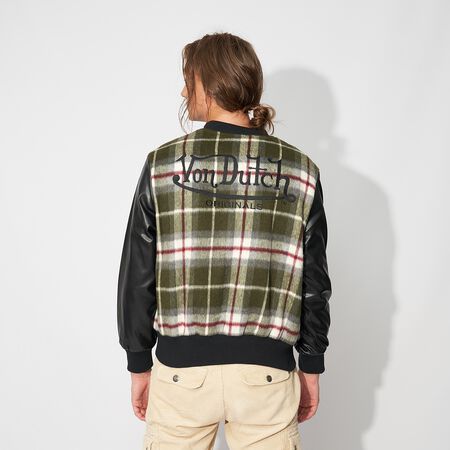 Nuro Bomber Jacket, check green Nuro Bomber Jacket, check green