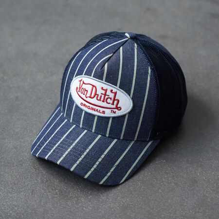 Trucker Cap, Navy stripe/navy