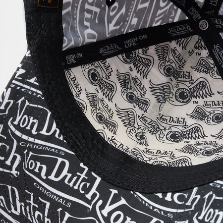 Dad Baseball Cap, AOP black Dad Baseball Cap, AOP black