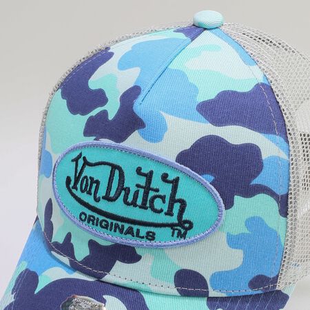 Trucker Austin Cap, camo blue