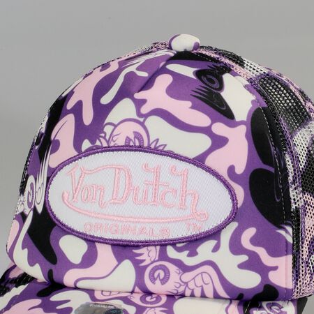 Trucker Tampa Cap, purple/camo