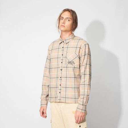 Kyler Flanel Shirt, beige check Kyler Flanel Shirt, beige check