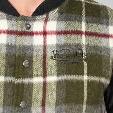 Nuro Bomber Jacket, check green Nuro Bomber Jacket, check green