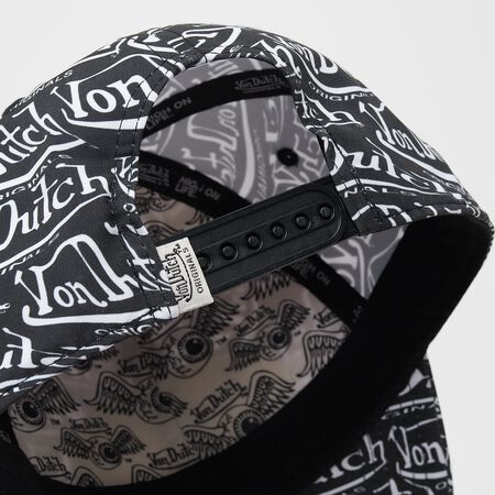 Dad Baseball Cap, AOP black Dad Baseball Cap, AOP black