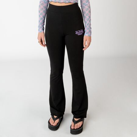 Cotton Foldover Flare Leggings with Bling - Shop Now!