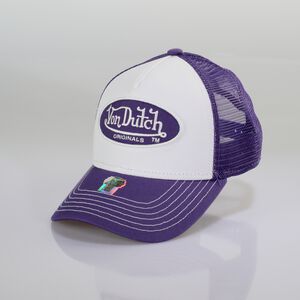 Trucker Boston Cap, white/purple