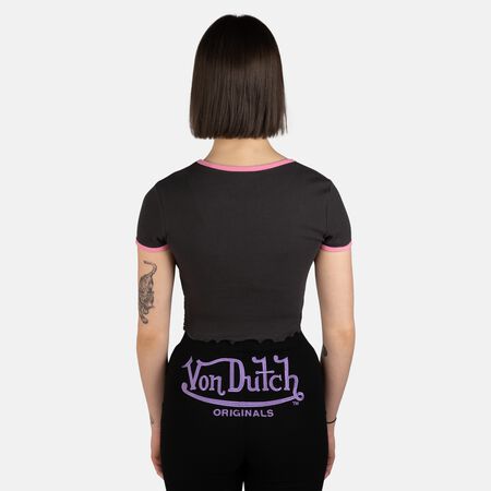 AMI - T-SHIRTS - COT RIB - BLACK AMI - T-SHIRTS - COT RIB - BLACK