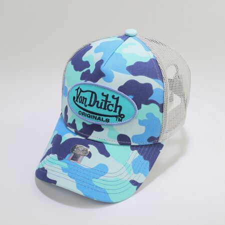 Trucker Austin Cap, camo blue