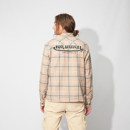 Kyler Flanel Shirt, beige check Kyler Flanel Shirt, beige check
