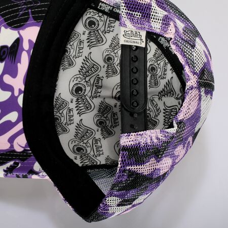 Trucker Tampa Cap, purple/camo