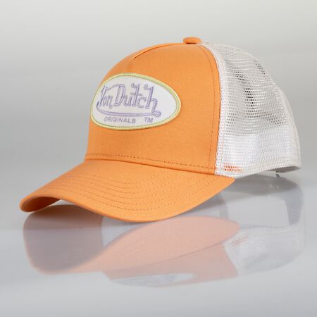 Trucker Boston Cap, peach/white