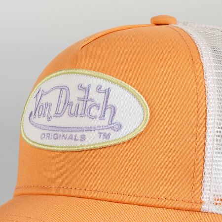 Trucker Boston Cap, peach/white