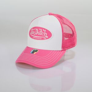 Trucker Boston Cap, white/pink